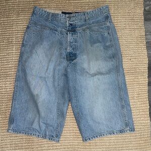 MARITHE FRANCOIS GIRBAUD Denim Jean Shorts Jorts Men's Sz 34 Baggy 90's Y2K